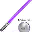 12Pcs Inflatable Light Saber Sword Party Balloons, Light Saber Sword Stick Balloon Set for Costume Fancy Dress Party Favors Halloween Party Supplies Balloons Photo Booth Props (6 Colors)