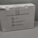 LOFE Organic Buckwheat Pillow for Sleeping with Organic Cotton Pillowcase - 20''x26'' Adjustable Pillow, Breathable for Cool Sleep, Cervical Support for Back and Side Sleeper(Tartary Buckwheat Hulls) (Off White(pure))