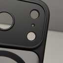 CANSHN Magnetic Compatible with iPhone 17 Pro Case, Upgraded [Full Camera Protection] [Compatible with Magsafe] [Translucent Matte] Shockproof Protective Phone Cover 6.3 Inch - Black