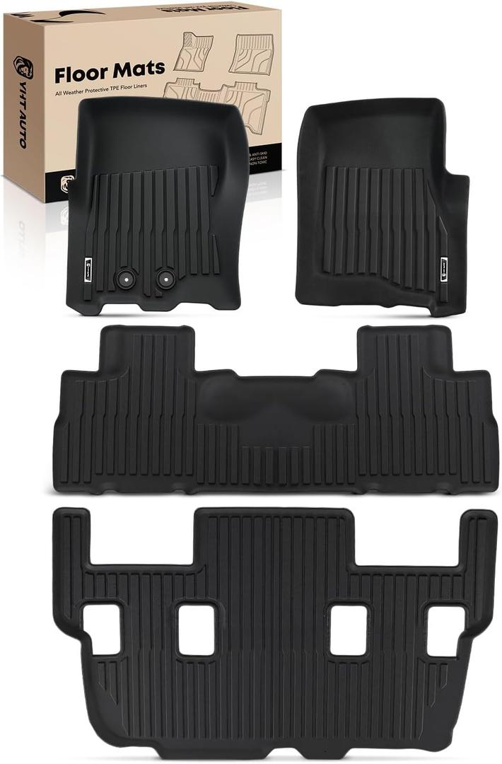 YHTAUTO Floor Mats for Ford Expedition & Lincoln Navigator 2011-2017