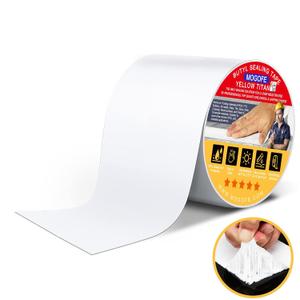 RV Roof Sealant Tape White, 4 Inch x 50 Feet RV Repair Roof Sealer Seal Tape UV-Resistant Waterproof Sealant Tape for RV Repair, Camper, Trailer, Boat Sealing, Leaking Roof, Window