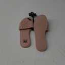 SM New York Women Flat Sandals Braided Leather Nude Summer Dressy Fashion Evening Party Wedding Sandals Pink 8