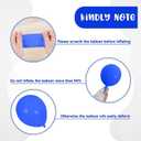 2 x Pink and Blue Balloons, 60pcs 12 Inch Royal Light Blue Hot Pink Confetti Birthday Balloons for Girl Fun Theme Birthday Beach Party Supplies Baby Shower Party Decorations