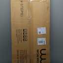 WOA WOA 4 Step Ladder, Ladders for Home, Anti-Slip Aluminum Pedals, Step Stool Foldable, Lightweight to Move, Ease of Storage, Reach 9ft for Closet Kitchen Library, Hold 300lbs - Black