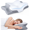 Ultra Pain Relief Cooling Pillow for Neck Support, Adjustable Cervical Pillow Cozy Sleeping, Odorless Ergonomic Contour Memory Foam Pillows, Orthopedic Bed Pillow for Side Back Stomach Sleeper