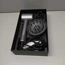 Hair Dryer, 160000 RPM High-Speed Ionic Blow Dryer with Magnetic Diffuser, Fast-Drying Hair Dryer for Women, 500M Negative Ions Frizz Control, Low-Noise Hairdryer for Home & Salon (Gray)