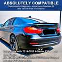 Rear Spoiler for BMW 4 Series F36 4-Door Gran Coupe 2014-2020 Trunk Spoiler Wing Trunk Tail Rear Trunk Lid,Glossy Black Performance Rear Wing - M4 Style