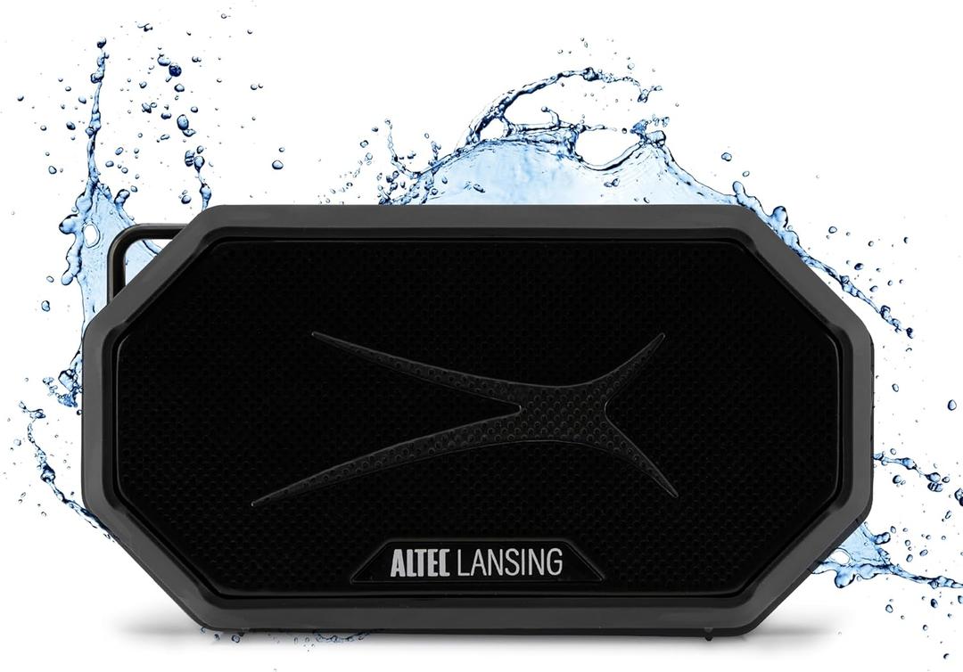 Altec Lansing Portable Bluetooth Speaker HYDRAMINI 2.0, IP67 Waterproof, Portable Speaker, 12h Playtime, Wireless Pairing, USB-C Quick Charge, Magnetic Bluetooth, Voice Assistant Integration
