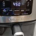 Cuisinart Air Fryer, 6-Quart Basket Large Fryer with 5 Cooking Functions to Roast, Bake, Broil, Air Fry and Keep Warm, 5 Airfryer Presets, Dishwasher-Safe Parts, AIR-200NAS, Stainless Steel & Black
