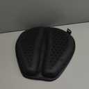 WDG Motorcycle Seat Cushion Pad 3D Honeycomb High Elasticity Gel Material Comfortable Breathable Shock Absorption for Long Rides Seat Cushion Motorcycle Accessories-Black (8.3X12.2in)