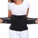 MAMODY Postpartum Belly Band  Postpartum Belly Wrap, Abdominal Binder Post Surgery C-section Recovery Support Belt After Birth Brace, Slimming Girdles (Midnight Black, L)