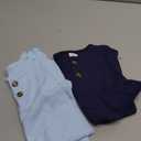 Baby Boy Girl Clothes 2 Pack Short/Long Sleeve Snap Closure Romper for Infants