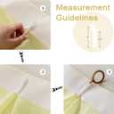 Pinch Pleated Sheer Curtains 96 Inch Length 2 Panels Set, Semi Voile Sheer Curtains for Bedroom Living Room Pinch Pleated Soft Touch Light Filtering Drapes(Light Yellow, 42 W x 96 L, 2 Panels)
