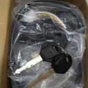 RAYANA Ignition Switch+Gas Fuel Tank Cap+Seat Lock+Keys Compatible for Kawasaki Ninja 650/EX650 2013-2016 Ignition Switch Fuel Gas Cap Cover Seat Lock Key Set