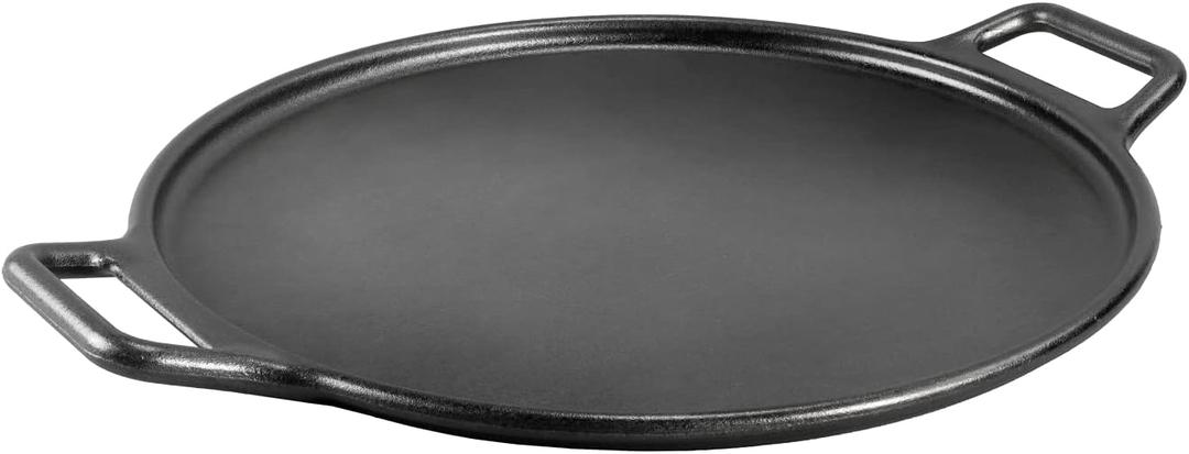 Lodge BOLD 14 Inch Seasoned Cast Iron Pizza Pan, Design-Forward Cookware