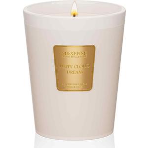 M&SENSE Puffy Cloud Dream Scented Candle Home Decor, Natural Soy Wax,4.1oz 60 Hours Long Lasting Slow Burning, Aromatherapy Candle for Stress Relief