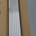 Door Threshold Ramp 3" Rise Door Ramp Aluminum Entry Ramp or Doorways Rated 800 lbs Load Capacity forWheelchair Scooters Power Chairs Walkers Metallic (3 Inch (Pack of 1))