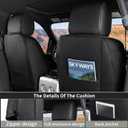 Umbrauto Custom Seat Covers for Silverado, Waterproof Nappa Leather Full Set Seatcovers for Chevy Silverado/GMC Sierra 2007-2013 & 2019-2026 1500, 2020-2026 2500HD 3500HD Crew/Double/Extended Cab