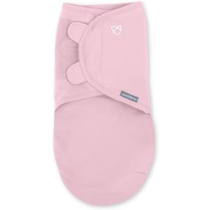 SwaddleMe by Ingenuity Original Swaddle, 100% Cotton, Improves Sleep & Calms Startle Reflex, 0-3 Months, 1.0 TOG, 2-Pack, Baby Swaddle Blanket - I Heart You