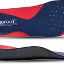 Hard and Durable Orthopedic Arch Support Shoe Insoles for Foot (Black, 9)