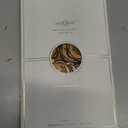 UNIQOOO Wax Seal Stickers - Eucalyptus Wedding Invitation Envelope Seal Stickers, 50 Pcs Self- Adhesive Antique Gold Stickers, Perfect for Invitation, Christmas, Gift Wrapping, Party