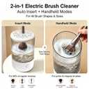 Electric Makeup Brush Cleaning Machine, Multi Functional Integrated Makeup Brushes Cleaner, One Click Start, Suitable for Various Makeup Brushes & Tools