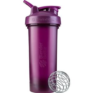BlenderBottle Classic V2 Shaker Bottle Perfect for Protein Shakes and Pre Workout, 28-Ounce, Plum (28 Ounces)