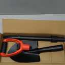 Shovel, Shovels for Digging, 33" Garden Shovel Heavy Duty with Ergonomic D-Grip, Small Spade Shovel for Camping, Edging, Off-Road, Metal Portable Mini Shovel with Fiberglass Shaft, Lightweight