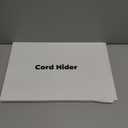 113.4in Cord Hider Kit, Cord Covers for 2-4 Wires on Wall, Self-Adhesive Cable Hider Wire Covers for Cords on Wall, Paintable Cord Hider for Walls Mount Tv, Cable Cover Raceway, W0.95 H0.55in, White