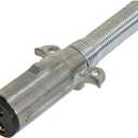 Buyers Products TC2012 2-Way Die-Cast Zinc Trailer Connector – Trailer Side – Vertical Pins with Spring – Secure 2 Pin Trailer Electrical Connection – Heavy Duty 2 Prong Plug, Made in The USA
