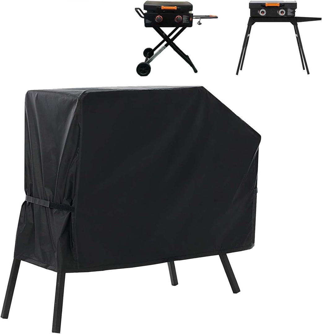 NOELIFE Grill Cover for Blackstone 22 inch Griddle with Hood and Stand, Waterproof Griddle Accessories for Blackstone 17 and 22 inch, Windproof and UV Resistant (Cover only)