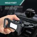 Car CD Slot Phone Holder, Solid Adsorption Anti-Shock Mount with Silicone Pad Protection, One-Handed Operation 360 Rotation Navigation Holder, Universal Clip-Type Interior for Car (Black)