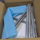 Standing Towel Rack 40" Height, 2-Tier Free Standing Towel Racks for Bathroom, Floor Towel Stand Holder with Heavy Marble Base, White