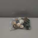 Orbs Decorative Balls for Centerpiece Bowls 18pcs Fake Moss Balls and Jute Rope Wicker Rattan Set Bowl Vase Fillers for Home Table Wedding Rustic Garden Party Decor