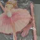 Threan Princess Piata Fairy Party Decorations Pink Ballet Piata Ballerina, Birthday Game Set Party Supplies for Girl Princess Theme Baby Shower Butterfly Birthday Supplies Decoration (Ballet)