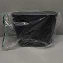 rejomiik Small Trash Can, 3.5 Gallon Slim Garbage Can Plastic Waste Basket with Handles Container Bin for Narrow Spaces Bathroom, Bedroom, Kitchen, Office at Home, Black (1 pack)