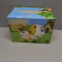 Baby Toys 6-12 Month, 1st First Birthday Gift for 1 Year Old Boys Girls, Musical Crawling & Walking Puppy Toy 6 7 8 9 10 12-18 Month Old Bilingual Learning Developmental Toy (Yellow/White/Brown)