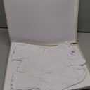 HONGTEYA Ruffle Socks for Women Cotton Slouchy Knee High Calf Crew Socks for Boot Sneakers Workout (Size 5-11, 2pairs White)