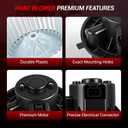 HVAC Blower Motor Fan 700191 Compatible with 2003-2006 Chevy Silverado 1500 | 2500 Avalanche Suburban GMC Sierra Yukon Escalade 89019320, 89019301