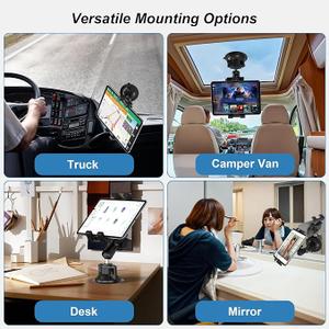 Focxoio Starlink Mini Car Mount for Dashboard,Starlink Mini Mounting Kit Angle-Adjustable, Easy Install Suction Cup Mount Ensures Stable Setup While Driving