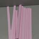 Leinuosen Wooden Mahjong Racks with Pushers 4 Set Magnet American Mahjong Tile Rack and Magnetically Attached Pushers Painted Tile Holders for Players Gift Family Night (Pink)