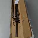 Bay Window Curtain Rods, HOTOZON 1 Inch Heavy Duty Curtain Rods for Bay Windows 36-72 Inch(Center Rod), 20-36 Inch Side Rods for Windows, Antique Bronze, Decorative Drapery Rods with End Cap Finials