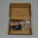 PATIKIL Clock Mechanism Kit, Quartz, Orange, 2.72 x 2.2 x 0.63 inches, Wall Mount, Silent, Battery Operated