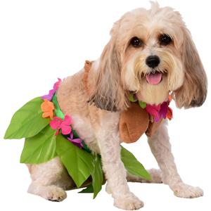 Rubies Hula Girl Pet Costume for Dogs or Cats, Small (Small (Pack of 1))