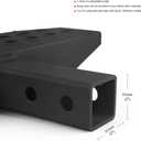 1000LBS Hitch Step with 2 inch Hitch ReceiverSafety Reflectors for RV SUV Truck Flatbed Camper