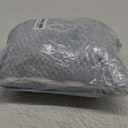 BEDELITE Travel Blanket with Bag, Ultra-Soft Jacquard Fleece Blanket with Luggage Sleeve & Backpack Clip, Airplane Blanket Travel Essentials, Blue (40"x65")