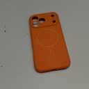 Miracase Magnetic for iPhone 17 Pro Max Case, Compatible with MagSafe, Integrated Silicone Camera Control Cover, 3.0mm Thicken Shockproof Drop Protection Phone Case for 17 ProMax, Orange