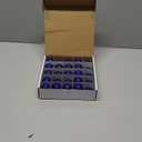 Novelty Lights 25 Pack G40 Blue Outdoor Globe Bulbs, Light Bulbs Glass Incandescent Bulbs with 3000 Hour Lifespan, Globe String Lights Replacement Bulbs