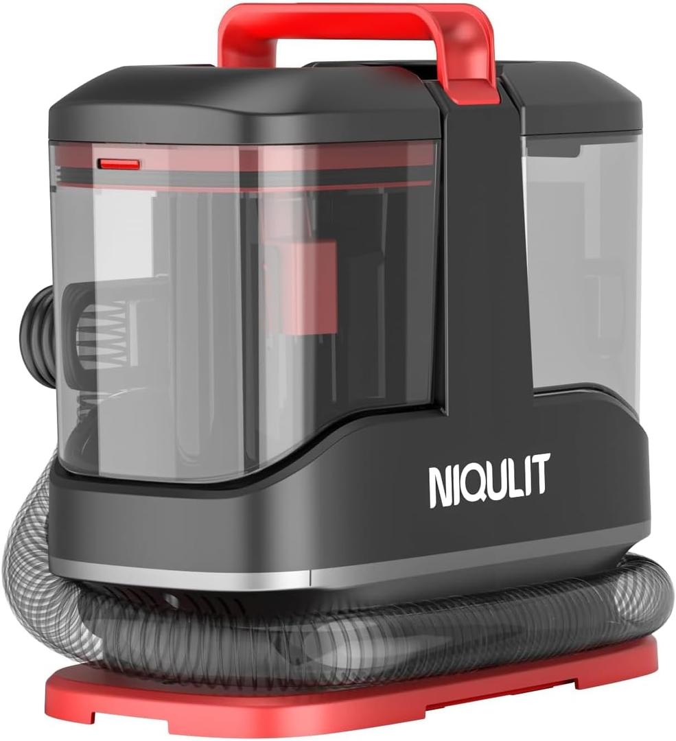 Portable Carpet Cleaner - Strong Suction for Rug, Couch, Car, Pet Stain, Furniture Cleaner for Home