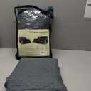 XINEAGE Water Resistant Recliner Cover, 3 seat Recliner Sofa Covers with Pockets, Quilted Thick Recliner Protector Cover for Dog Pets with Non Slip Backing and Strap (Recliner Sofa, Dark Gray)